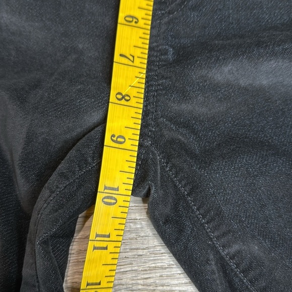 Peruvian Connection Zoe Velveteen Mid-Rise Skinny Jeans in Black Sz 6 - Picture 11 of 13